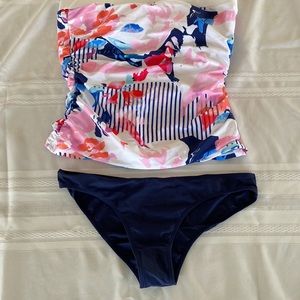 Swim top and bottom. Never worn. NWOT.